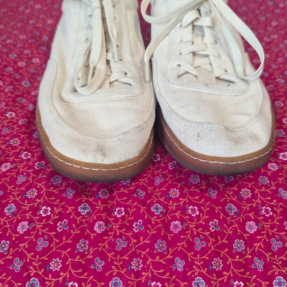 Everlane The‎ Tread Bare Sneaker Canvas Gum Sole Unisex Lightweight Shoe 12/10